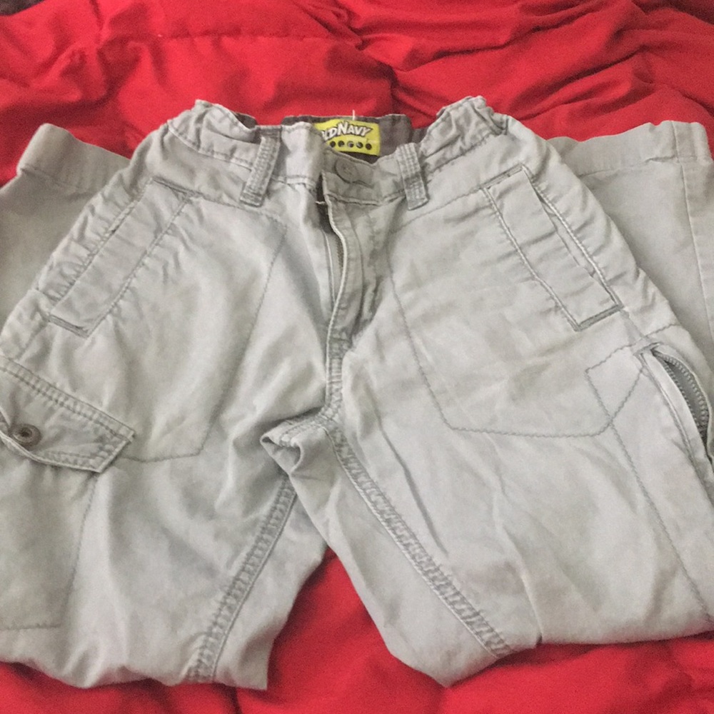 Old Navy Grey Cargo pants with removable legs